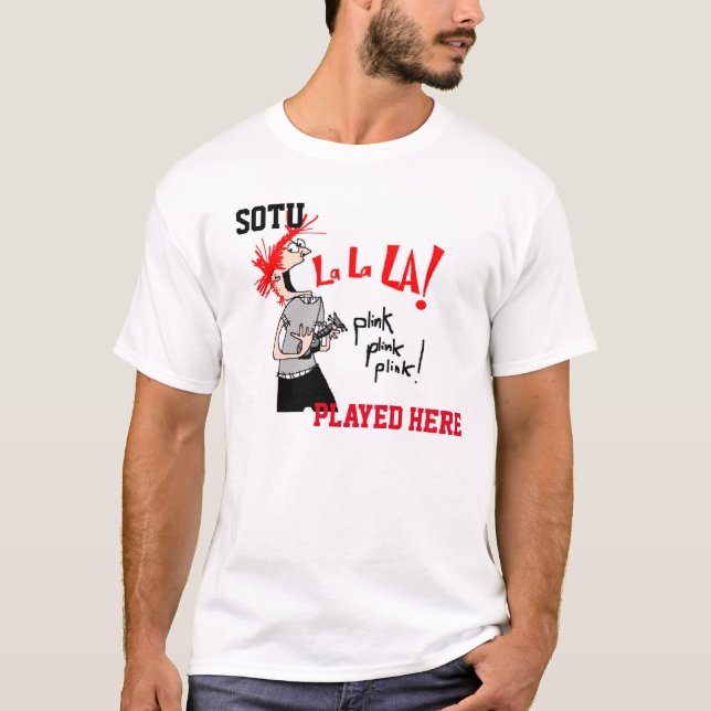 T-shirt SOTU jogado aqui (Frente)