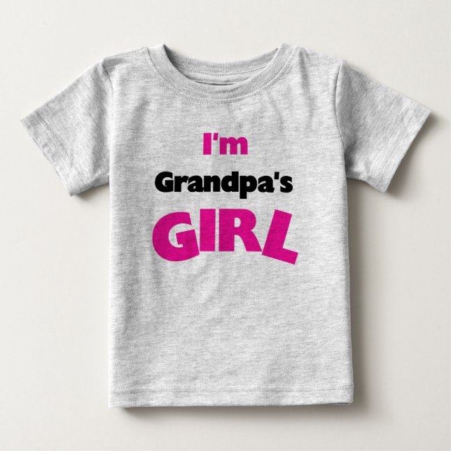 T-shirt Sou a garota do vovô (Frente)