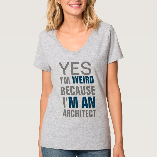 T-shirt Sou arquiteto (Frente)
