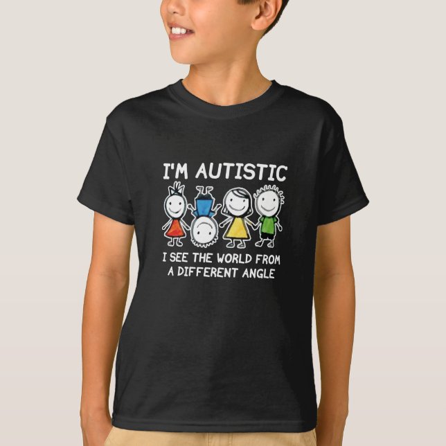 T-shirt Sou autista (Frente)