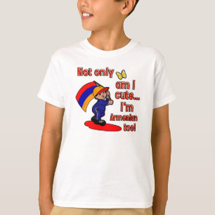 T-shirt Sou não somente eu bonito mim sou arménio