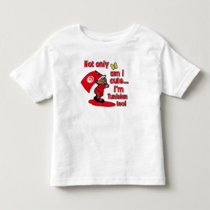 T-shirt Sou não somente eu bonito mim sou tunisino