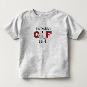 T-shirt Sou Pai Mini Garota de Golfe