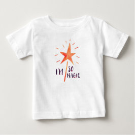 T-shirt Sou Tão Magic Girls Toddler Ruffle T Shirt