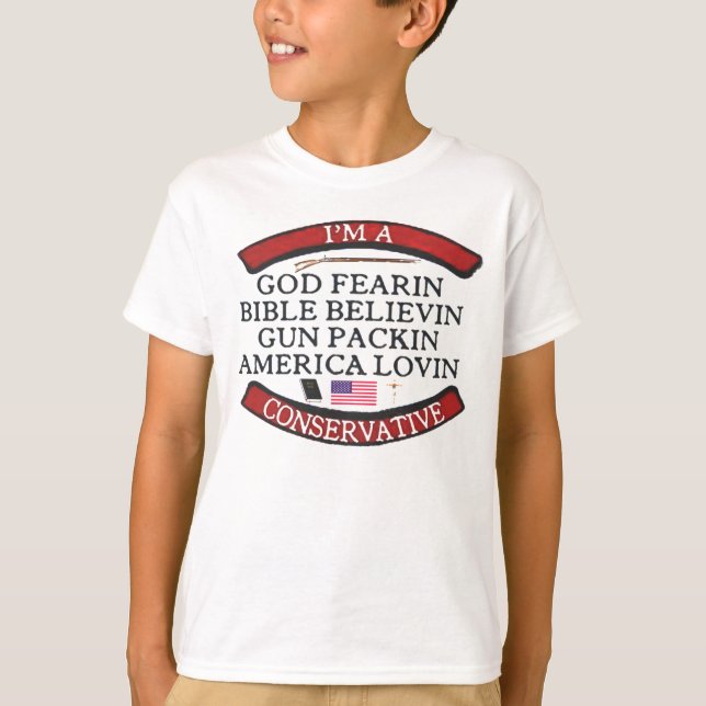 T-SHIRT SOU UM CONSERVADOR (Frente)