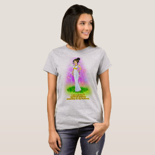 T-shirt Sou uma Deusa Certificada (negra)