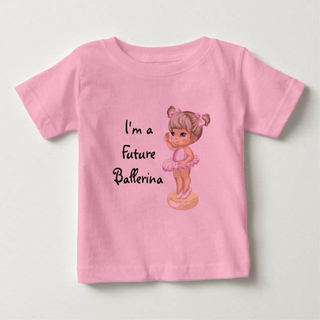 T-shirt Sou uma futura Ballerina (Frente)