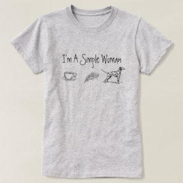 T-shirt Sou uma Mulher Simples