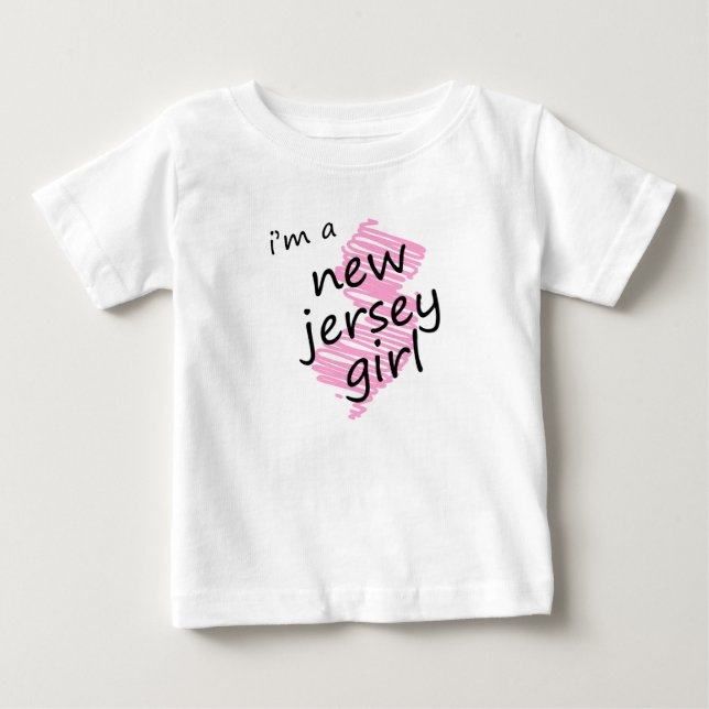 T-shirt Sou uma New Jersey Girl (Frente)