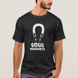 t-shirt Soul Mags com logótipo branco