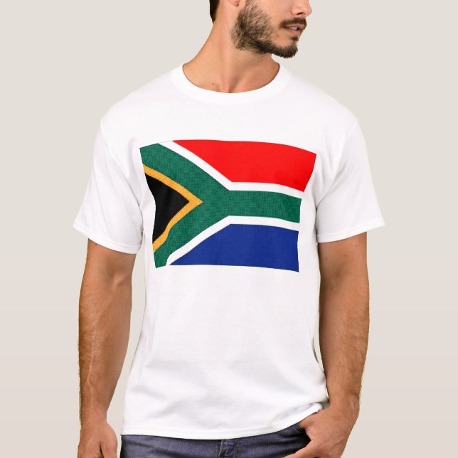 T-shirt south_africa-flag (Frente)