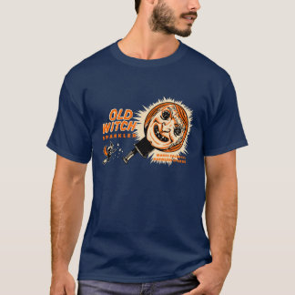 T-shirt Sparkler velho da bruxa - T do gráfico do Dia das