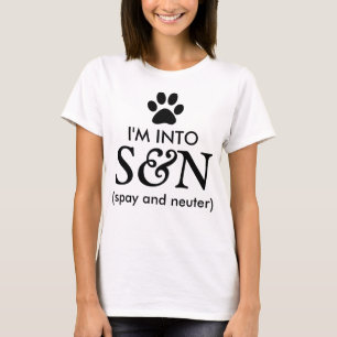 T-shirt Spay e neutralize animais de estimação