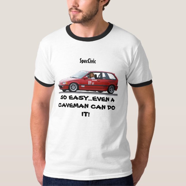 T-SHIRT SPECCIVIC, TÃO FÁCIL… MESMO UM HOMEM DE AS (Frente)