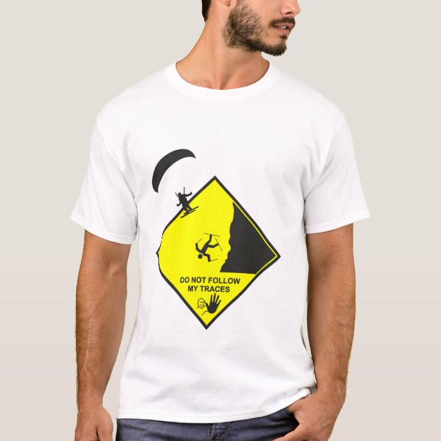 T-shirt speedflying speedriding (Frente)