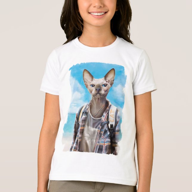 T-shirt Sphynx, turista. (Frente)