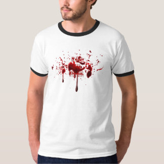 T-shirt Splatter do sangue