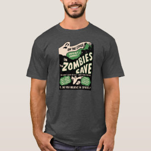 T-shirt "Spook Show Poster Art" dos anos 50 - Zombies