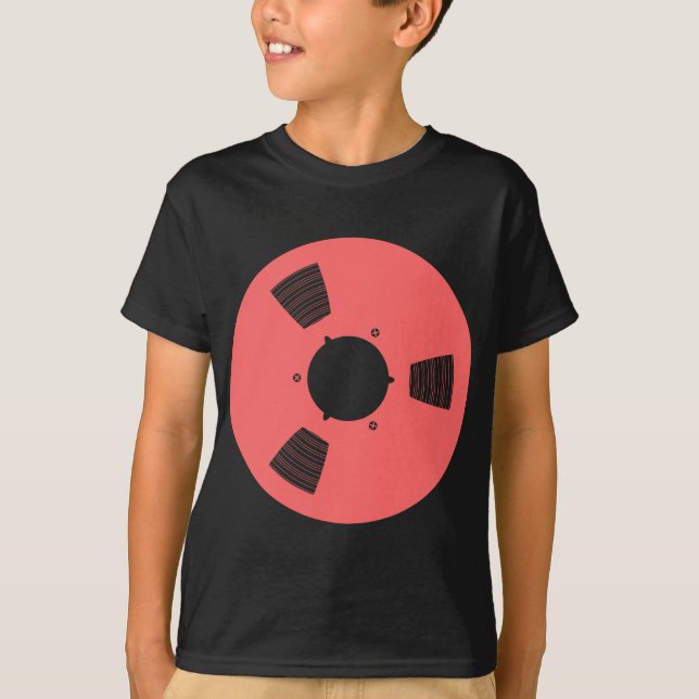 T-shirt Spool de Fitas de Gravação (Frente)