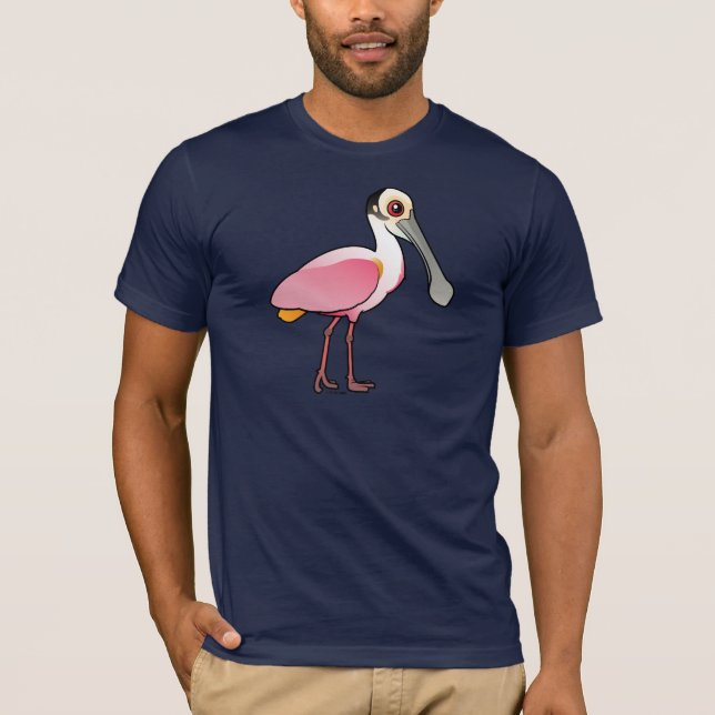 T-shirt Spoonbill róseo bonito (Frente)