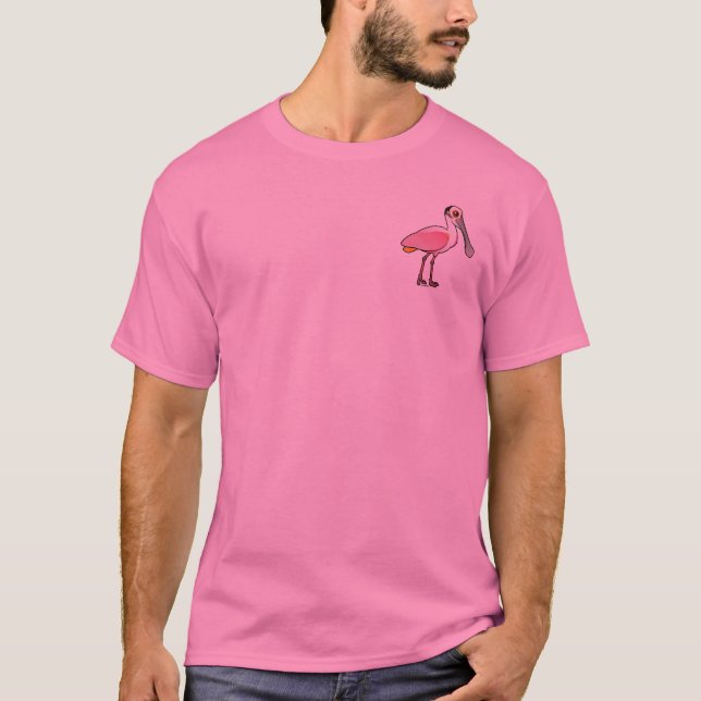 T-shirt Spoonbill róseo bonito (Frente)