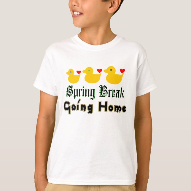 T-shirt ♫ ♥ Spring Break Home Ducks Kids'T-Shirt Willian (Frente)