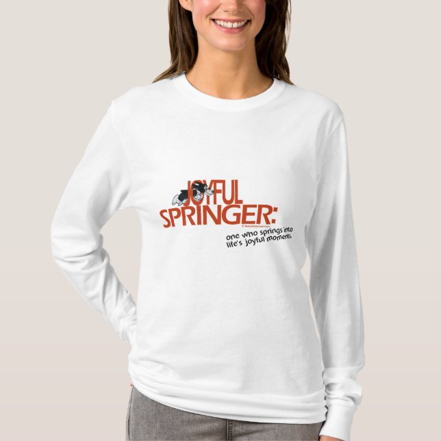 T-shirt Springer alegre definido (Frente)
