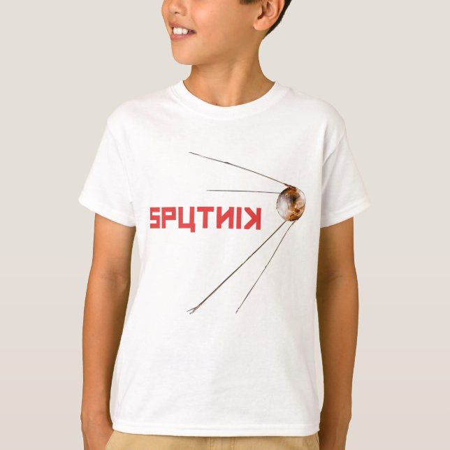 T-shirt SPUTNIK - espaço/russo/união soviética/tecnologia (Frente)