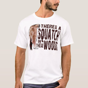 T-shirt SQUATCH bonito nESTAS MADEIRAS - encontrando a