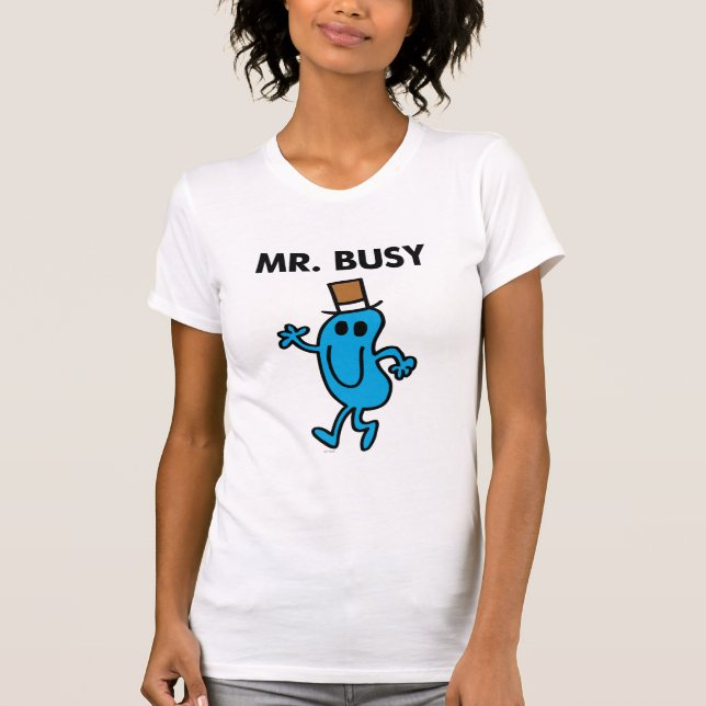 T-shirt Sr. Busy Waving Hello (Frente)