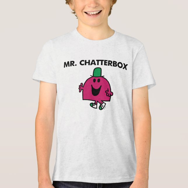 T-shirt Sr. Chatterbox Waving Hello (Frente)
