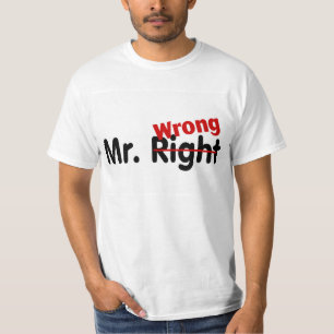 T-shirt Sr. Direito Errado