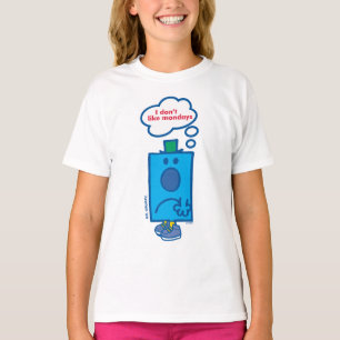 T-shirt Sr. Grumpy   Eu não gosto das segundas-feiras pens