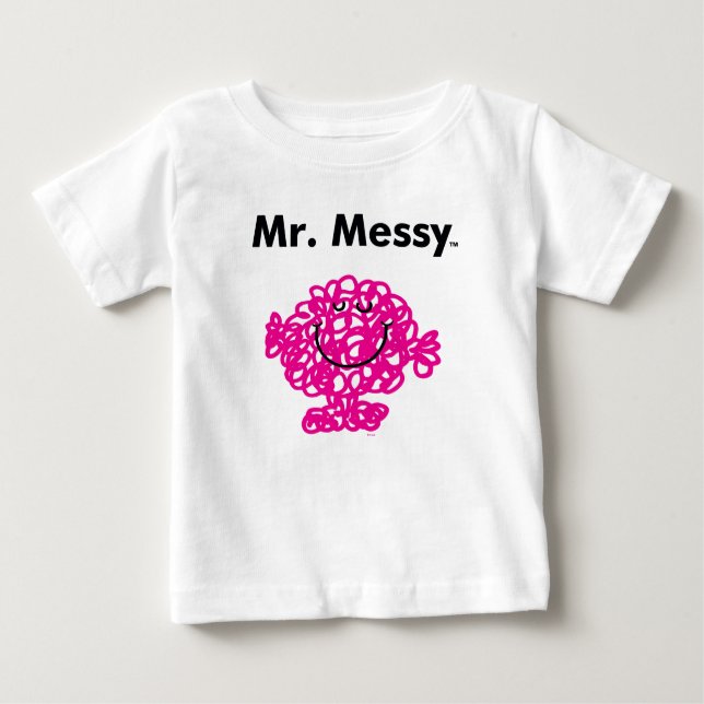T-shirt Sr. Men | O Sr. Messy É Bonito, Mas Mensal (Frente)