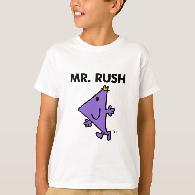 T-shirt Sr. Rush | Ritmo rápido (Frente)
