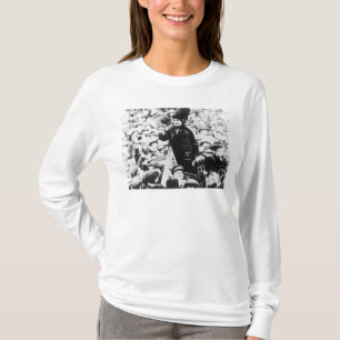 T-shirt Sra. Emmeline Pankhurst Addressing uma multidão
