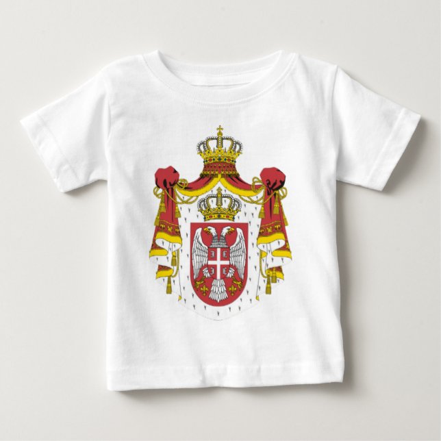 T-shirt Srbija Grb/Casaco de Armas Sérvio (Frente)
