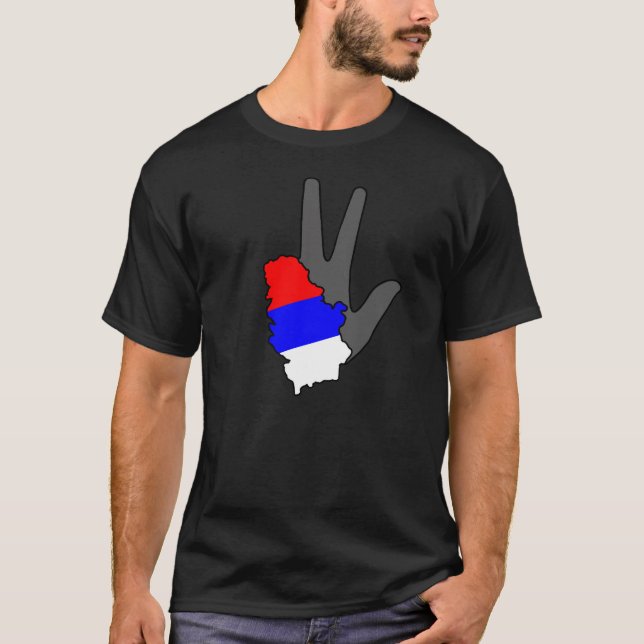T-SHIRT SRBIJA - SERBIA (Frente)