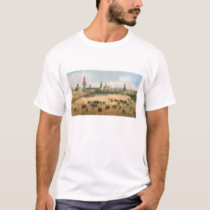 T-shirt St. A catedral da manjericão vista do Kremlin, de