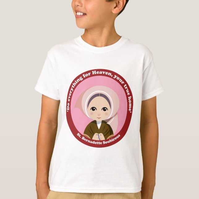 T-shirt St. Bernadette Soubirous (Frente)