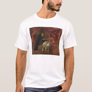 T-shirt St. Filippo Neri que cura o papa Clemente VIII
