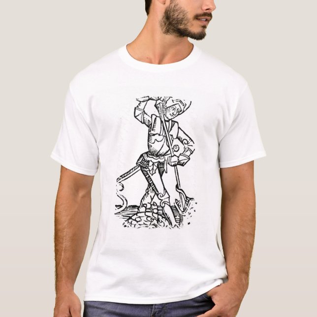 T-shirt St George, 'do Liber Chronicarum (Frente)