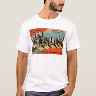 T-shirt St Louis, Missouri - grandes cenas da letra