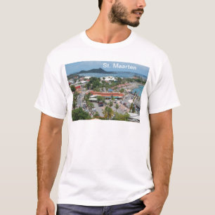 T-shirt St. Maarten - baía de Marigot