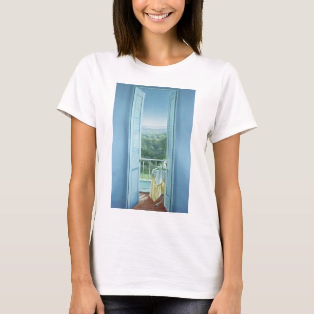 T-shirt St. Máximo 1984 do pequeno almoço (Frente)