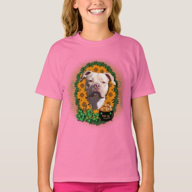 T-shirt St Patricks - Pote do Dourado - Pitbull - Jersey G (Frente)