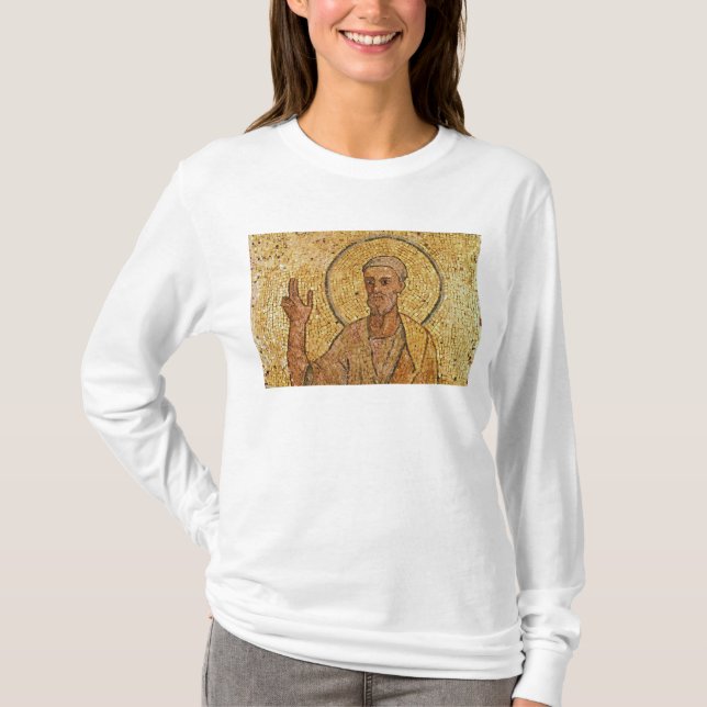 T-shirt St Peter, da cripta de St Peter, ANÚNCIO c.700 (Frente)