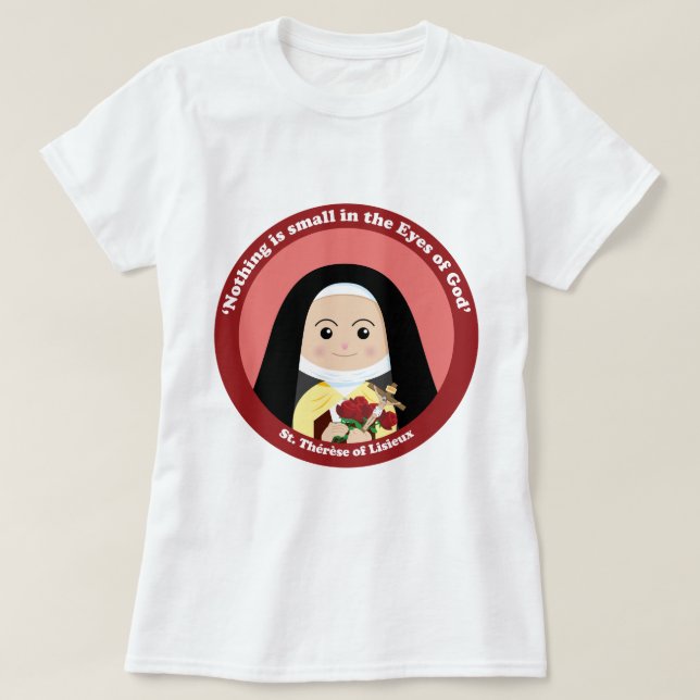 T-shirt St. Thérèse de Lisieux (Frente do Design)