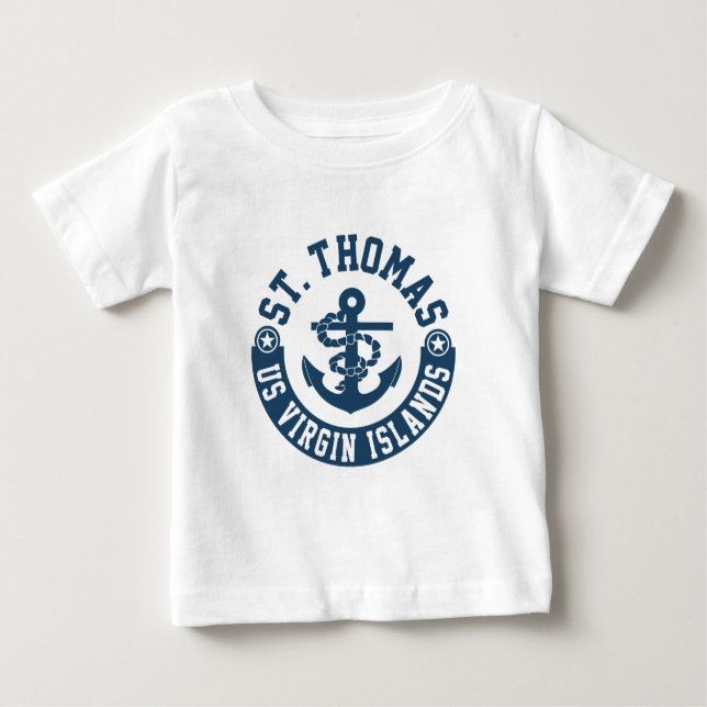 T-shirt St Thomas E.U. Virgin Islands (Frente)
