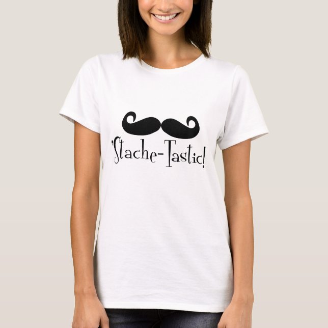 T-shirt 'Stache-tastic (Frente)
